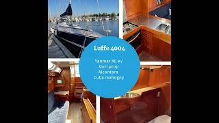 ️ Luffe sailboat, danish design, quality and performance meets each other. For sale.