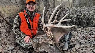 Taylor Drury's GIANT Missouri 9 Point!! Hunting The Rut In The Midwest | Deer Season 24