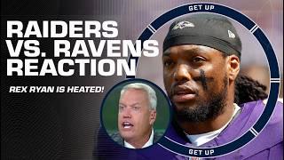 ONE TIME, ONE TIME! ️ - Rex Ryan can’t believe Derrick Henry’s usage in the Ravens’ loss | Get Up