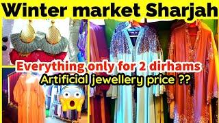 2 Dirhams Artificial jewellery Shop | Winter Market Sharjah | Jewellery & Clothes Market UAE