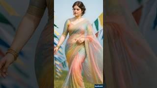 Elegance in Motion: AI Brings This Saree Stroll to Life 
