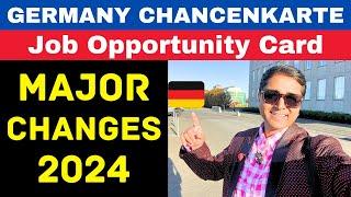 Germany Opportunity Card Visa Major Changes | Chancenkarte Process ! Law ! Jobs ! Work Visa ! Update