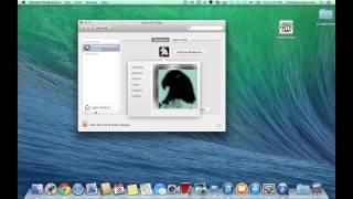 Change Profile Picture on Mac OSX 10.9 Mavericks