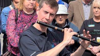 Enda Seery Fleadh 2022. 6th Aug 22. Street performance for TG4.