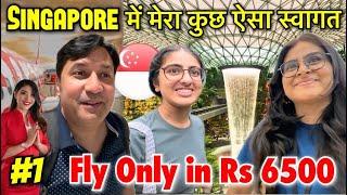 Delhi to Singapore  in 6500 | World's Most Expensive Country | Singapore Immigration