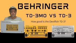 Behringer TD-3MO vs Behringer TD-3.  How good is it?  A side by side comparison with sounds.