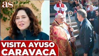 DÍAZ AYUSO visita CARAVACA DE LA CRUZ y lo define como "DESTINO OBLIGATORIO, RELIGIOSO y CULTURAL"