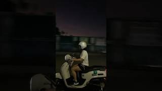 Night driving with Yamaha Fazzio #shorts #youtubeshorts #yamaha #fazzio #scooter #ladyrider