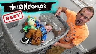 Our Baby Turns Into Mini Hello Neighbor In Real Life!!! Scavenger Hunt!