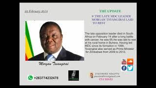 The Update with Passmore Ep 47  The Late MDC Leader Morgan Tsvangirai Laid To Rest