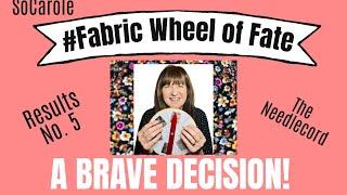 The Donny Shirt plus a bonus bag! #fabricwheeloffate  Results No. 5!!