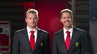 Sebastian Vettel answers fan questions at the Ferrari SF16-H launch