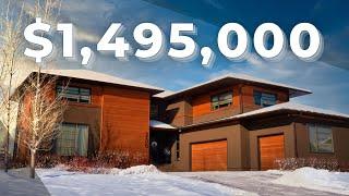 Inside a $1,495,000 Modern Mansion In Calgary's Elbow Valley! Million Dollar Property Tour