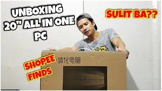 UNBOXING 20" ALL IN ONE PC DESKTOP |SHOPEE HAUL|SHOPEE FINDS|I'm a Happy Mom PH