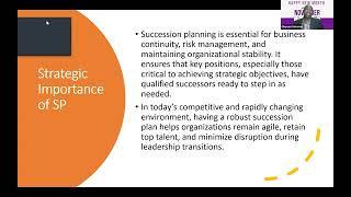 Fundamentals of Succession Planning with Oluyemi Adeosun