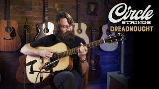 Circle Strings Dreadnought   German Spruce & Koa Demo with Matt Chulka