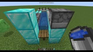 Как сделать тнт пушку в майнkрафт #minecraft