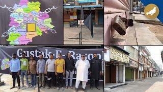 Muslim traders observed bandh as Black day in protest against Gustak e Rasool