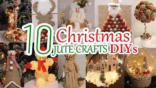 10 Cheap & Beautiful DIY Jute Christmas Decorations Ideas at Home 2024