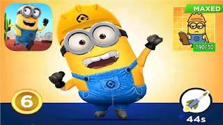 Minion rush Worker minon upgrade 1 to MAXED EPIC costume gameplay walkthrough android ios