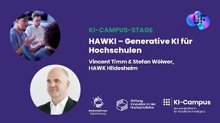 HAWKI – Generative KI für Hochschulen (Vincent Timm, Stefan Wölwer) | U:FF 2024