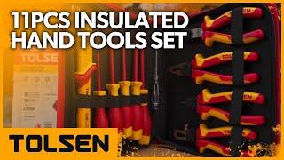 TOLSEN 11Pcs Insulated Hand Tools Set VDE Tools for Electrician