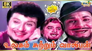 Ulagam Sutrum Valiban Movie 8K Full Comedy | M. G. Ramachandran | Thengai Srinivasan | Raj 8k Comedy