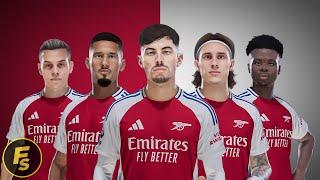 Arsenal Facepack 2024/25 - PES 2021 & FL24