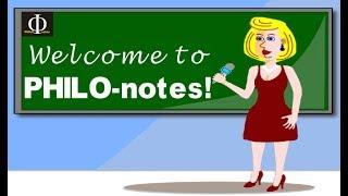 Welcome to PHILO-notes!