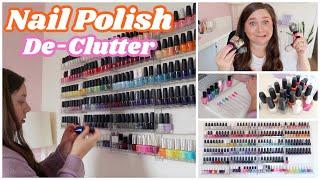 Nail Polish De-Clutter what I'm getting rid of & why | May 2024