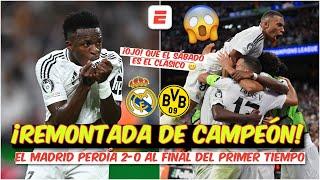 REMONTADA Y GOLEADA del Real Madrid. Marcó 5 goles en 30 minutos. Triplete de VINÍCIUS | Exclusivos