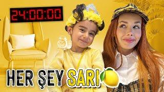 24 SAAT BOYUNCA HERŞEY SARI!! (Sarı hamburger, Sarı Vosvos...) #herşeysarı