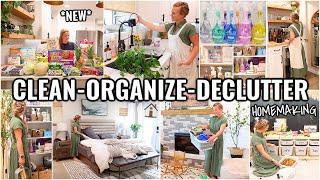 WHOLE HOUSE CLEAN & ORGANIZE WITH ME! 2024 CLEANING MOTIVATION | HOMEMAKING