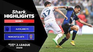 Auckland FC v Newcastle Jets - Shark Highlights | Isuzu UTE A-League 2024-25 | Round 06