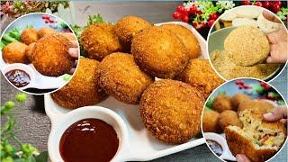 Make & Freeze Creamy Chicken Cheese Bread Patties Recipe By Tasty Food With Maria (RAMADAN SPECIAL)