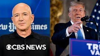 Jeff Bezos meeting with Trump at Mar-a-Lago