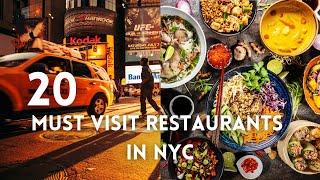 20 Must-Visit Restaurants  IN New York City | The Ultimate Travel Guide