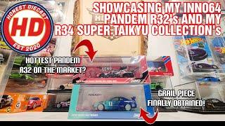 SHOWCASING MY INNO64 R32 PANDEMS & R34 SUPER TAIKYU COLLECTIONS | OPENING TWO GRAIL INNO64 SKYLINE'S