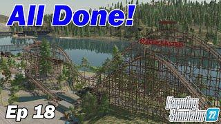 Building the ROLLERCOASTER on Farming Simulator 22!