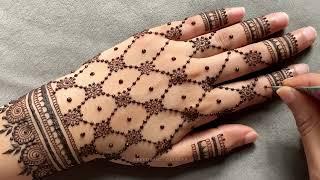 Very simple mehndi design back hand | easy stylish mehndi design | mehndi design | mehndi | mehandi