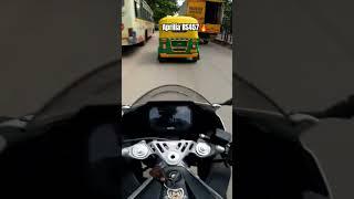 Vera level performance- Aprilia RS457  #tamil #minivlog #tamilshorts #tamilnadu #apriliars457