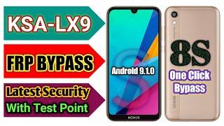 how to frp bypass Huawei 8S ksa-lx9 all Latest Security With Test Point || Gmail Account Remove Done