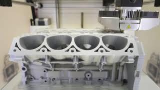 LS3 Engine Block 3D Print  - 84 hour Time Lapse