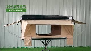 100% Waterproof ABS SS Rooftop Camping Tent Automatic Opening