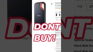 Avoid This Portable SanDisk Hard Drive