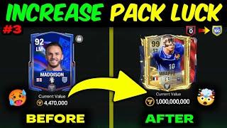 INCREASE PACK LUCK - REVEALING BIGGEST MYSTERY in FC Mobile | 0-105 OVR Series [Ep03]