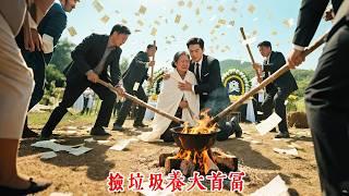Kids fight over inheritance at funeral→trash-collecting fool turns out to be missing tycoon→slap to
