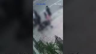 Detained young man who assaulted two girls after traffic collision in Bac Giang