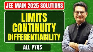 Limit Continuity Differentiability - JEE Main 2025 PYQs | January Attempt PYQs | MathonGo | Anup Sir