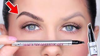 NEW BENEFIT MICROBLADE BROW PEN! MICROBLADE BROWS AT HOME?? DOES IT WORK!?